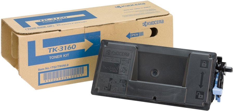 EAN 0632983042588 - KYOCERA TK-3160 cartucho de tóner 1 pieza(s) Original Negro imagen 1