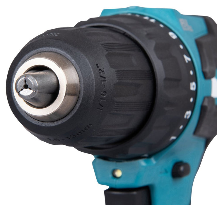 EAN 197050010247 - Makita DHP490Z destornillador eléctrico y llave de impacto 1900 RPM Azul, Negro imagen 12