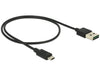 EAN 4043619838455 - DeLOCK 83845 cable USB USB 2.0 0,5 m USB A Micro-USB B Negro imagen 1