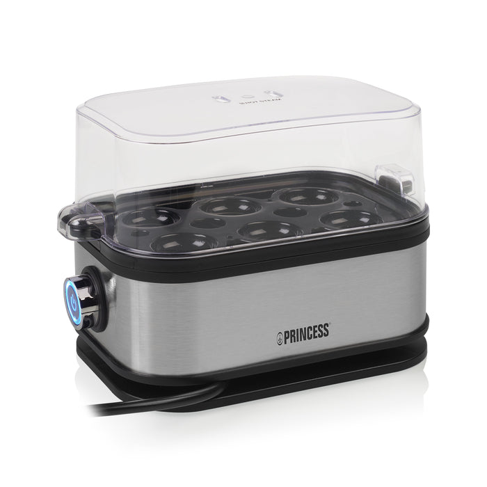EAN 8712836962118 - Princess 01.262046.01.001 cuecehuevos 6 huevos 400 W Negro, Plata imagen 6