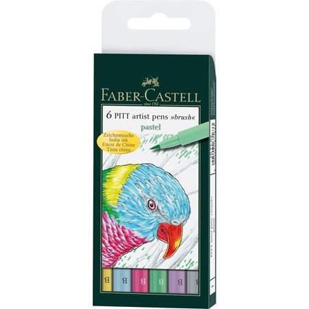 EAN 4005401671633 - Faber-Castell 167163 rotulador de punta fina Fuerte Multicolor 6 pieza(s) imagen 1