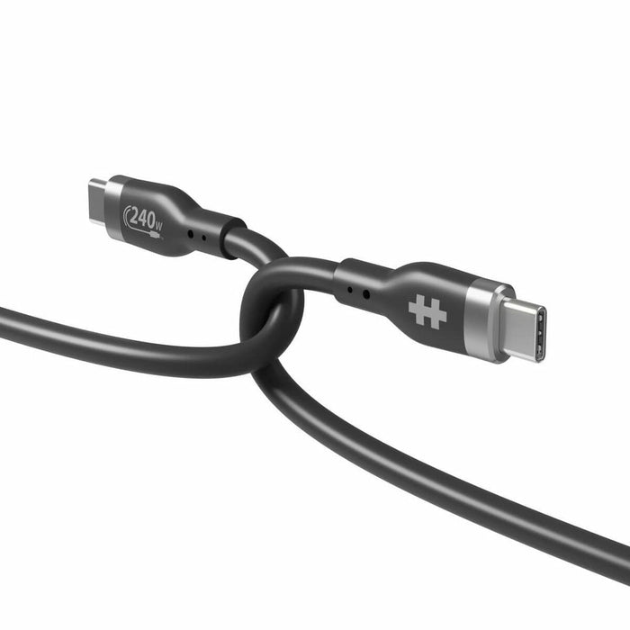 EAN 6941921149512 - HYPER HJ4001BKGL cable USB USB 2.0 1 m USB C Negro imagen 4
