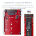 EAN 0065030900744 - StarTech.com 1M25-U3-M2-ADAPTER tarjeta y adaptador de interfaz Interno imagen 10