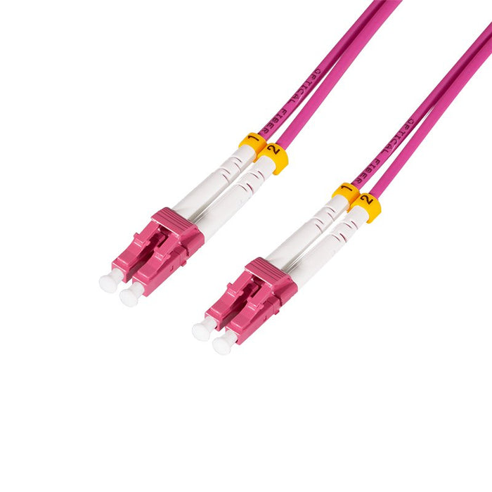 EAN 4052792072495 - LogiLink FC4LC01 Cable de fibra óptica e InfiniBand 1 m 2x LC Rosa imagen 2