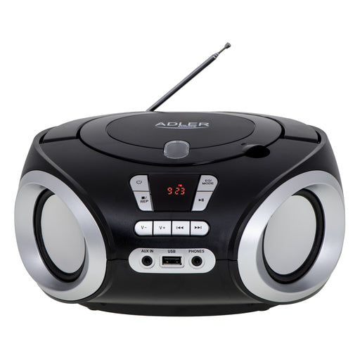 EAN 5902934838580 - Adler AD 1181 reproductor de CD Reproductor de CD portátil Negro, Plata imagen 2