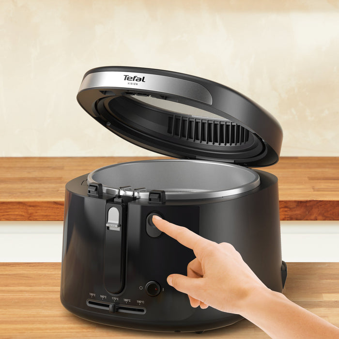EAN 3045387299064 - Tefal Vision FF2528E0 freidora Sencillo 2,1 L Independiente 1900 W Negro imagen 11