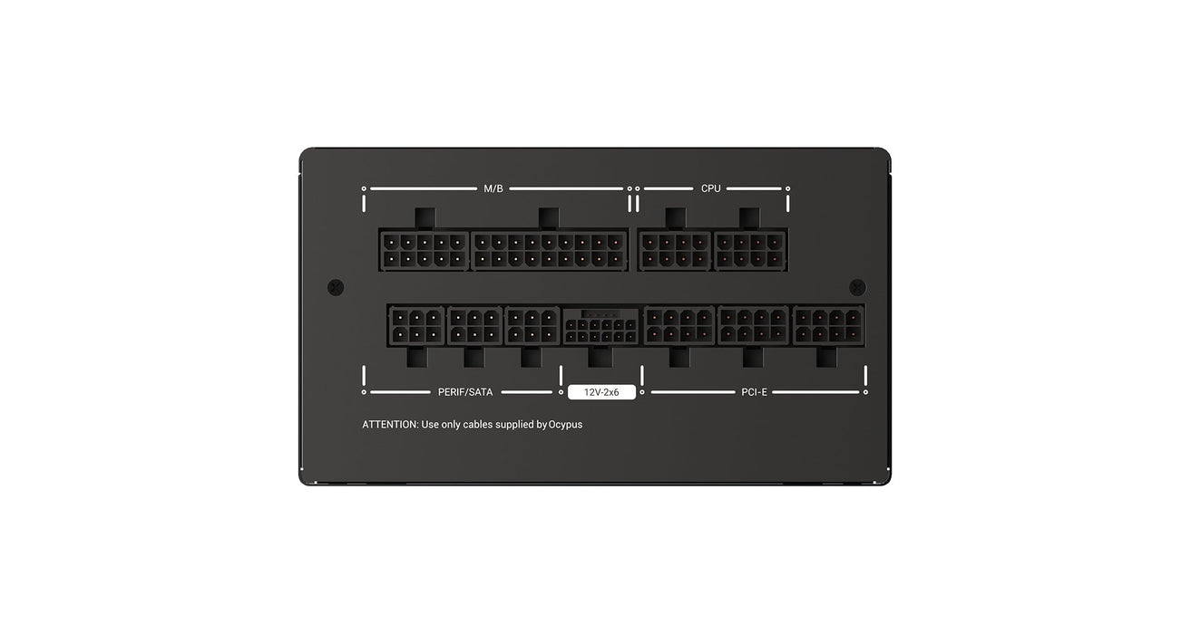 EAN 6977414880662 - Ocypus IOTA-P850-G1FFBK024X-EU unidad de fuente de alimentación 1200 W Negro imagen 4