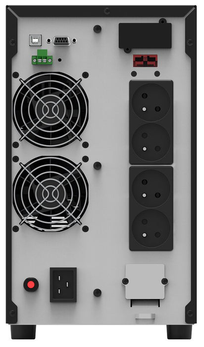EAN 4260074982503 - PowerWalker VFI 3000 AT FR sistema de alimentación ininterrumpida (UPS) Doble conversión (en línea) 3 kVA imagen 2