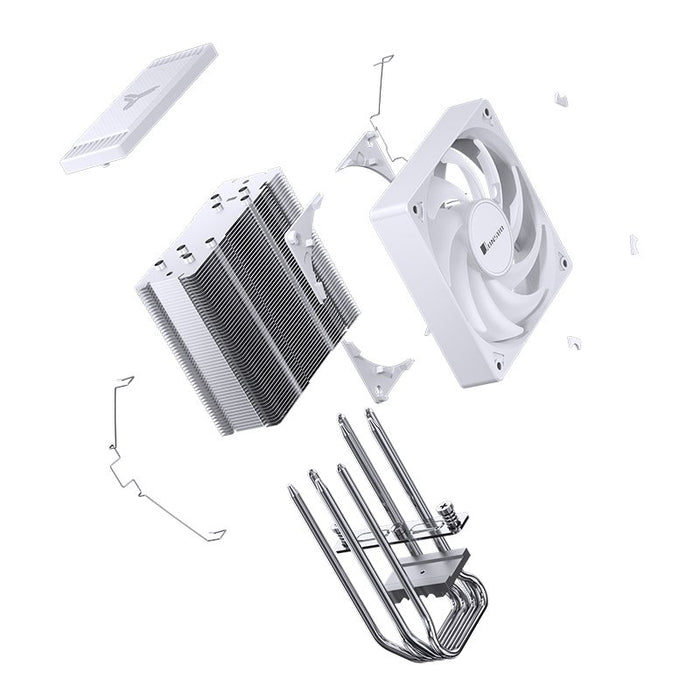 EAN 6970620552866 - Jonsbo CR-1000 EVO Procesador Refrigerador de aire 12 cm Blanco 1 pieza(s) imagen 22