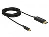 EAN 4043619849055 - DeLOCK 84905 adaptador de cable de vídeo 2 m USB Tipo C HDMI tipo A (Estándar) Negro imagen 1
