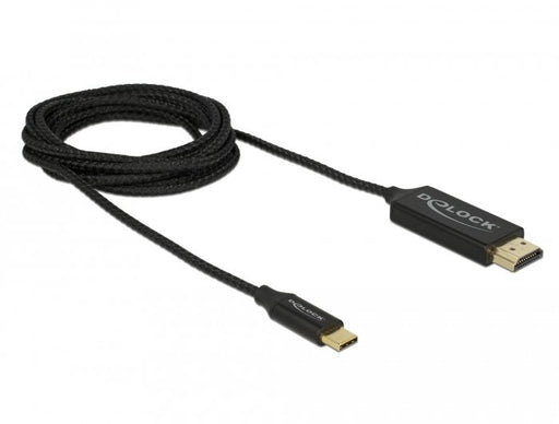 EAN 4043619849055 - DeLOCK 84905 adaptador de cable de vídeo 2 m USB Tipo C HDMI tipo A (Estándar) Negro imagen 1