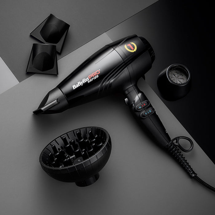 EAN 3030050116472 - BaByliss RAPIDO DRYER secador 2200 W Negro imagen 4
