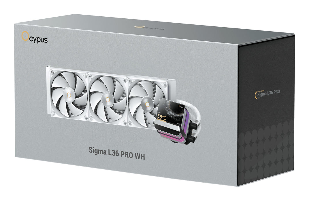 EAN 6977414881461 - Ocypus Sigma L36 PRO Procesador Sistema de refrigeración líquida todo en uno 12 cm Blanco 1 pieza(s) imagen 9