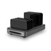 EAN 4002888734363 - Lindy 73436 organizador para estación de carga Independiente Aluminio, Plástico Negro, Gris imagen 2