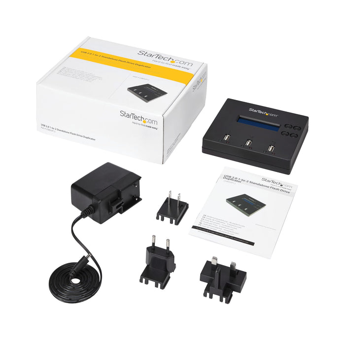 EAN 0065030849944 - StarTech.com USBDUP12 duplicador de datos y soporte Duplicador de pendrives Azul 2 copias imagen 8