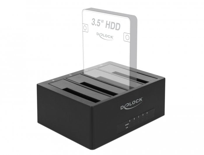 EAN 4043619639304 - DeLOCK 63930 base de conexión para disco duro USB 3.2 Gen 1 (3.1 Gen 1) Type-B Negro imagen 4