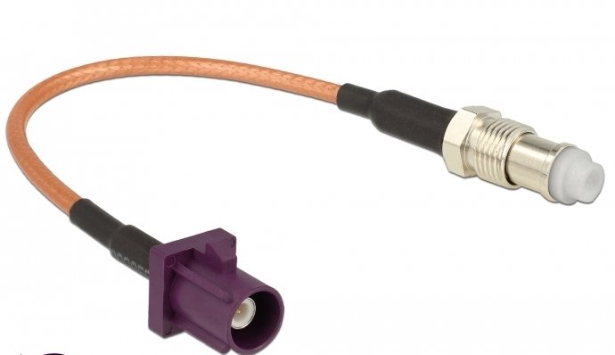 EAN 4043619896752 - DeLOCK 89675 cable coaxial RG-316 0,15 m FAKRA D FME Negro, Marrón imagen 1