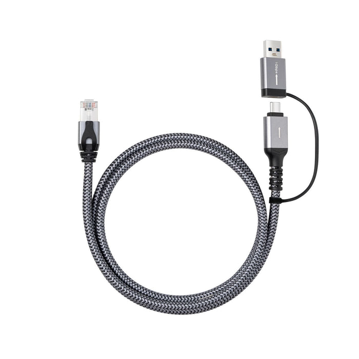 EAN 5715063466865 - Microconnect MC-RJ45USBC-03 cambiador de género para cable USB-A / USB-C RJ45 Negro imagen 3