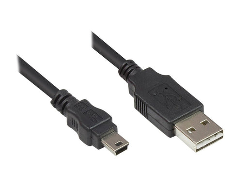 EAN 4014619717866 - Alcasa 3310-EU005 cable USB USB 2.0 0,5 m USB A Mini-USB B 0,48 Gbit/s Negro imagen 1