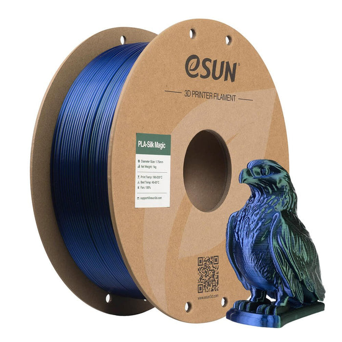 EAN 6922572202412 - eSUN EPLA-SILK MAGIC Ácido poliláctico (PLA) Azul, Verde 1 kg imagen 1