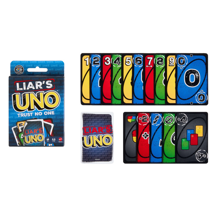 EAN 194735364275 - Games JLH43 juego de tablero Liar's UNO Juego De Cartas Perder las cartas imagen 1