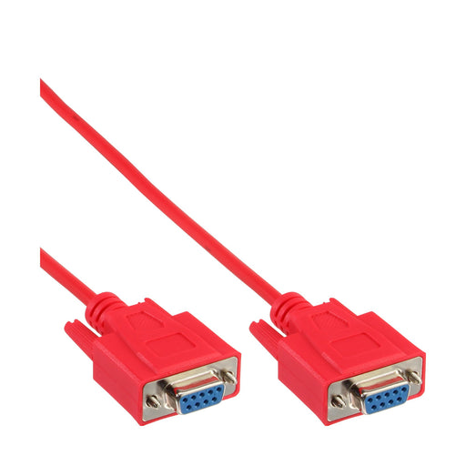 EAN 4043718072101 - InLine 12224B cable de serie Rojo 3 m DB-9 imagen 1