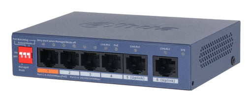 EAN 6939554921773 - Dahua Technology CS4006-4ET2GT-60 switch Gestionado L2 Gigabit Ethernet (10/100/1000) Energía sobre Ether imagen 1