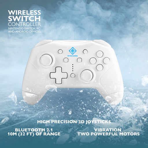 EAN 7333048057167 - Deltaco Gaming GAM-103-W mando y volante Blanco Bluetooth/USB Gamepad Digital Android, Nintendo Switch, N imagen 2