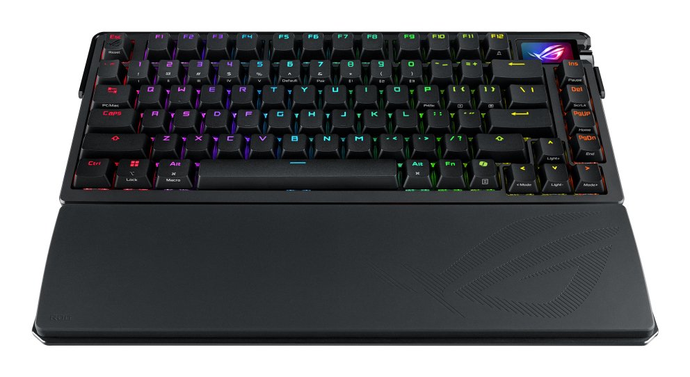 EAN 4711387599280 - ASUS ROG Azoth Extreme teclado Juego USB + RF Wireless + Bluetooth QWERTZ Francés Negro imagen 2