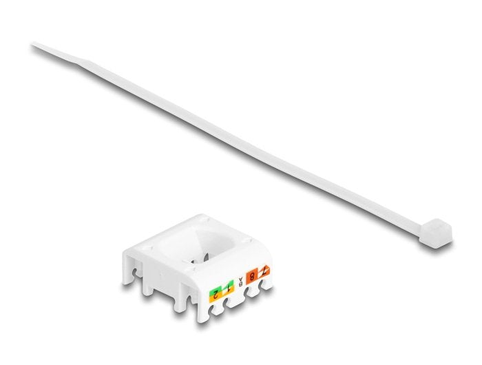 EAN 4043619878918 - DeLOCK 87891 conector Plata, Blanco imagen 3