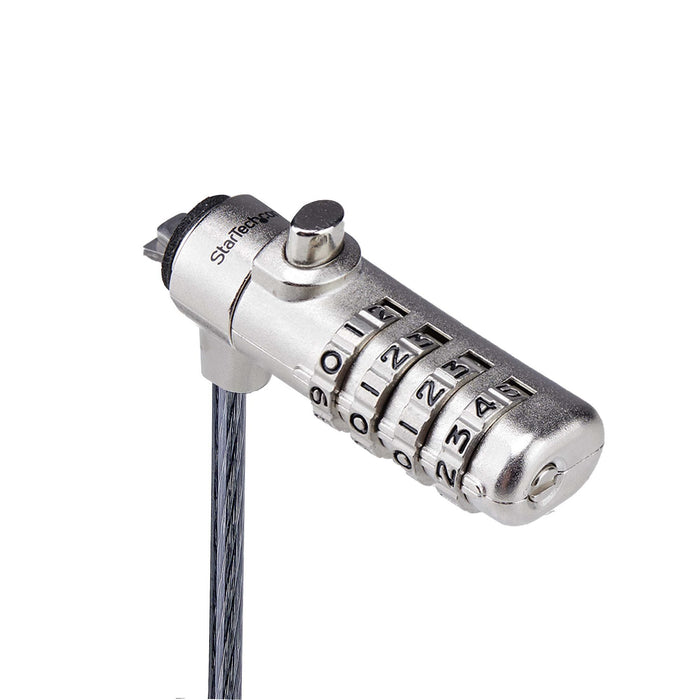 EAN 0065030900713 - StarTech.com SNANOC4D-LAPTOP-LOCK cable antirrobo Negro, Plata 2 m imagen 2