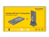 EAN 4043619877720 - DeLOCK 87772 base para portátil y replicador de puertos Alámbrico Thunderbolt 3 Gris imagen 6