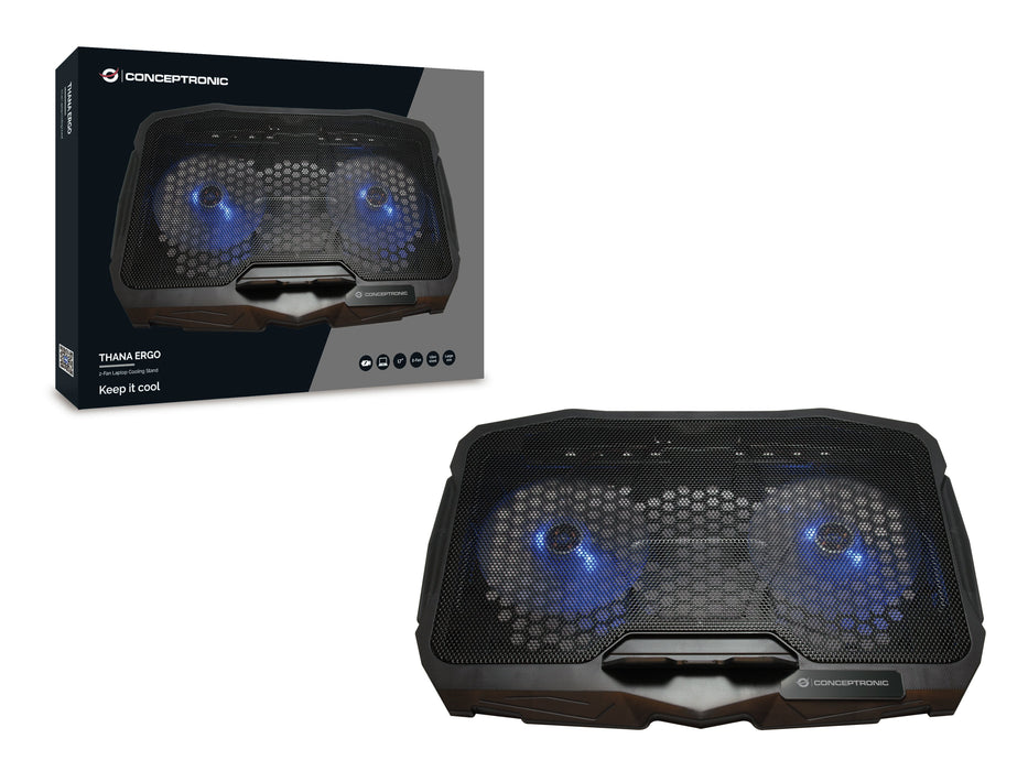 EAN 4015867224922 - Conceptronic THANA07B almohadilla fría 43,2 cm (17") Negro imagen 4