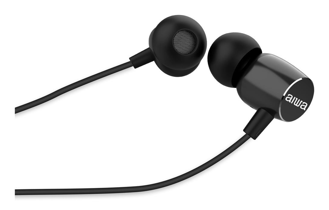 EAN 8435256810738 - Aiwa ESTM-20BK auricular y casco Auriculares Alámbrico Dentro de oído Llamadas/Música/Deporte/Uso diario  imagen 2