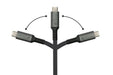 EAN 4014619881451 - Alcasa 2240-CCT030A cable USB USB 2.0 3 m USB C Grafito imagen 4
