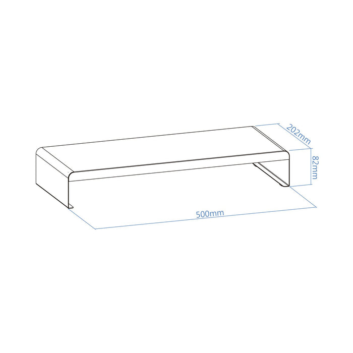 EAN 8433281010246 - TooQ TQMR0121 soporte para monitor Escritorio Negro imagen 3