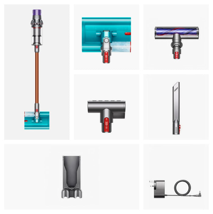 EAN 5025155134016 - Dyson V10 Submarine Aspiradora escoba 2 en 1 Batería Seca y húmeda Sin bolsa 0,76 L Cobre, Gris imagen 4