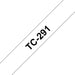 EAN 4977766050708 - Brother TC-291 cinta para impresora de etiquetas Negro sobre blanco imagen 1