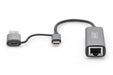 EAN 4016032473572 - Digitus DN-3028 cambiador de género para cable USB-C USB 3.1 RJ-45 Gris imagen 5