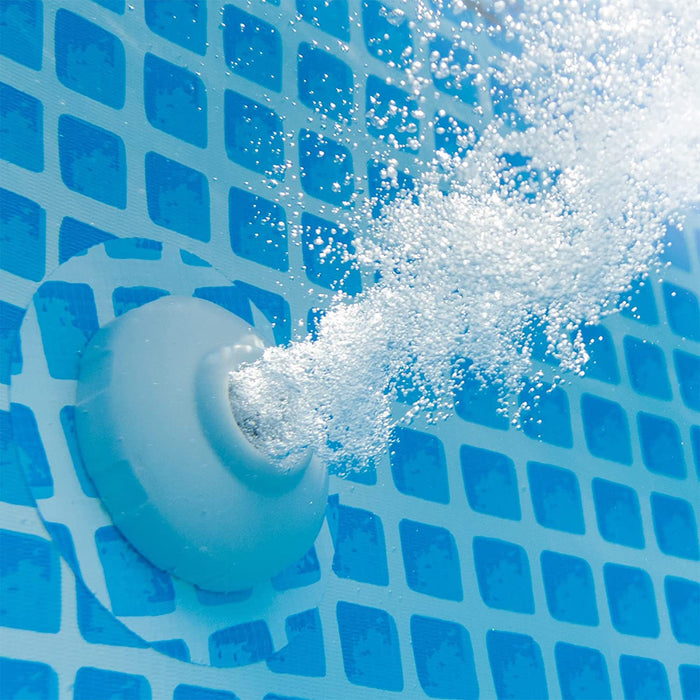 EAN 6941057414270 - Intex PrismFrame Piscina con anillo hinchable Círculo 4485 L Azul, Gris imagen 6