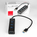 EAN 8595247903525 - Axagon HUE-S2B hub de interfaz USB 3.2 Gen 1 (3.1 Gen 1) Type-A 5000 Mbit/s Negro imagen 13