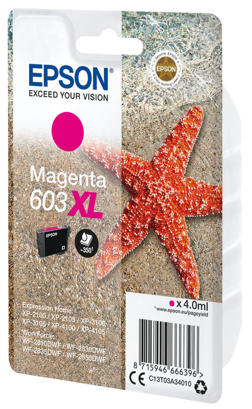 EAN 8715946666396 - Epson C13T03A34010 cartucho de tinta 1 pieza(s) Original Alto rendimiento (XL) imagen 2