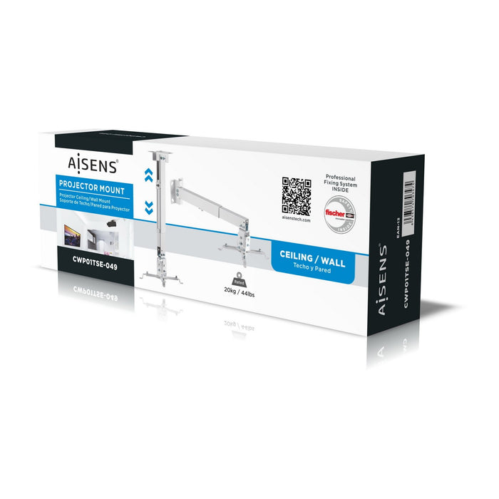 EAN 8436574703474 - AISENS CWP01TSE-049 montaje para projector Pared/techo Blanco imagen 9