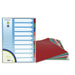 EAN 8430173236470 - Bismark 323647 divisor Azul, Verde, Gris, Naranja, Rojo 10 pieza(s) imagen 1