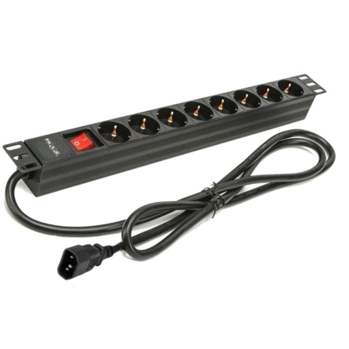 EAN 5605922051236 - Phasak BNS 3535 limitador de tensión Negro 8 salidas AC 250 V imagen 1