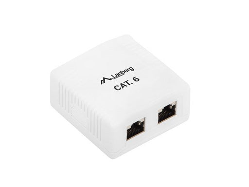 EAN 5901969404296 - Lanberg OS6-0002-W cambiador de género para cable 2 x RJ-45 Blanco imagen 2