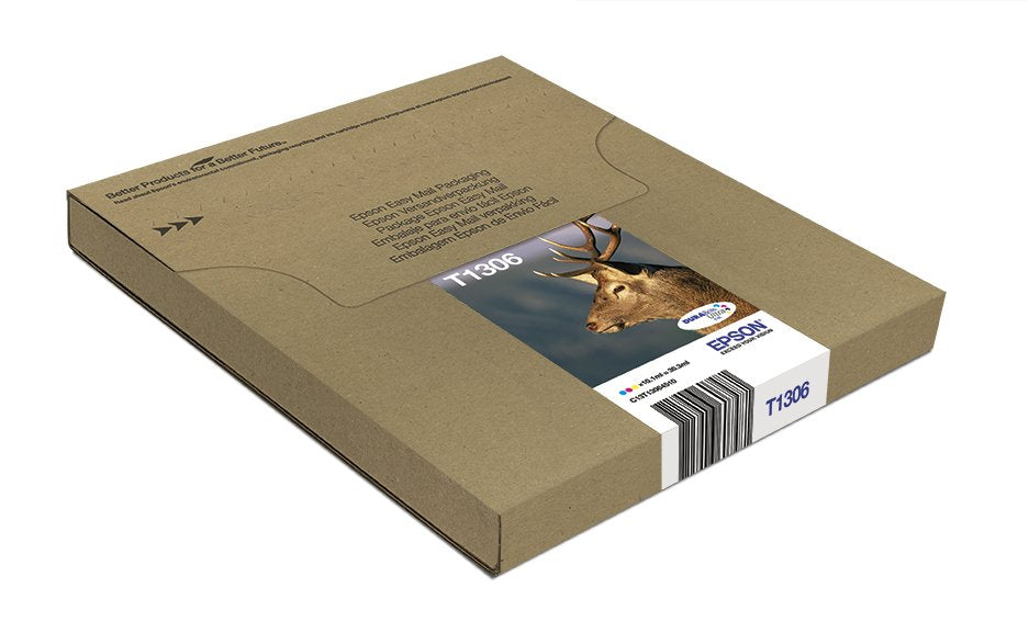 EAN 8715946607481 - Epson Stag T1306 cartucho de tinta 3 pieza(s) Original Alto rendimiento (XL) Cian, Magenta, Amarillo imagen 3