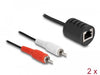 EAN 4043619878574 - DeLOCK 87857 cable de audio RJ-45 Negro, Rojo, Blanco imagen 2