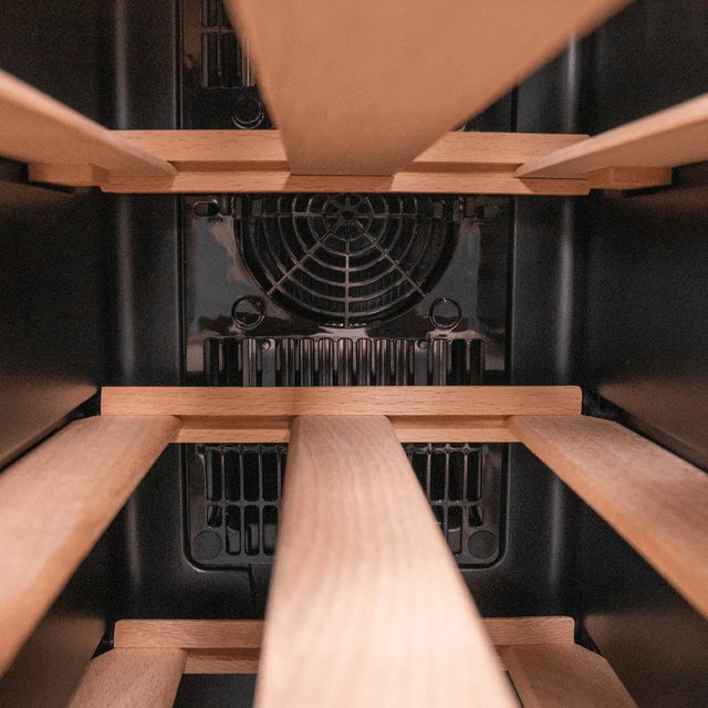 EAN 8435484027083 - Cecotec 02708 enfriador de vino Nevera de vino termoeléctrico Independiente Acero inoxidable 8 botella(s) imagen 7