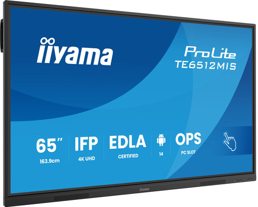 EAN 4948570125487 - iiyama TE6512MIS-B4AG pantalla de señalización Panel plano interactivo 165,1 cm (65") LCD Wifi 400 cd / m imagen 1